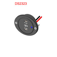 Dual Port USB Socket - 12-24V - DS2323 - ASM